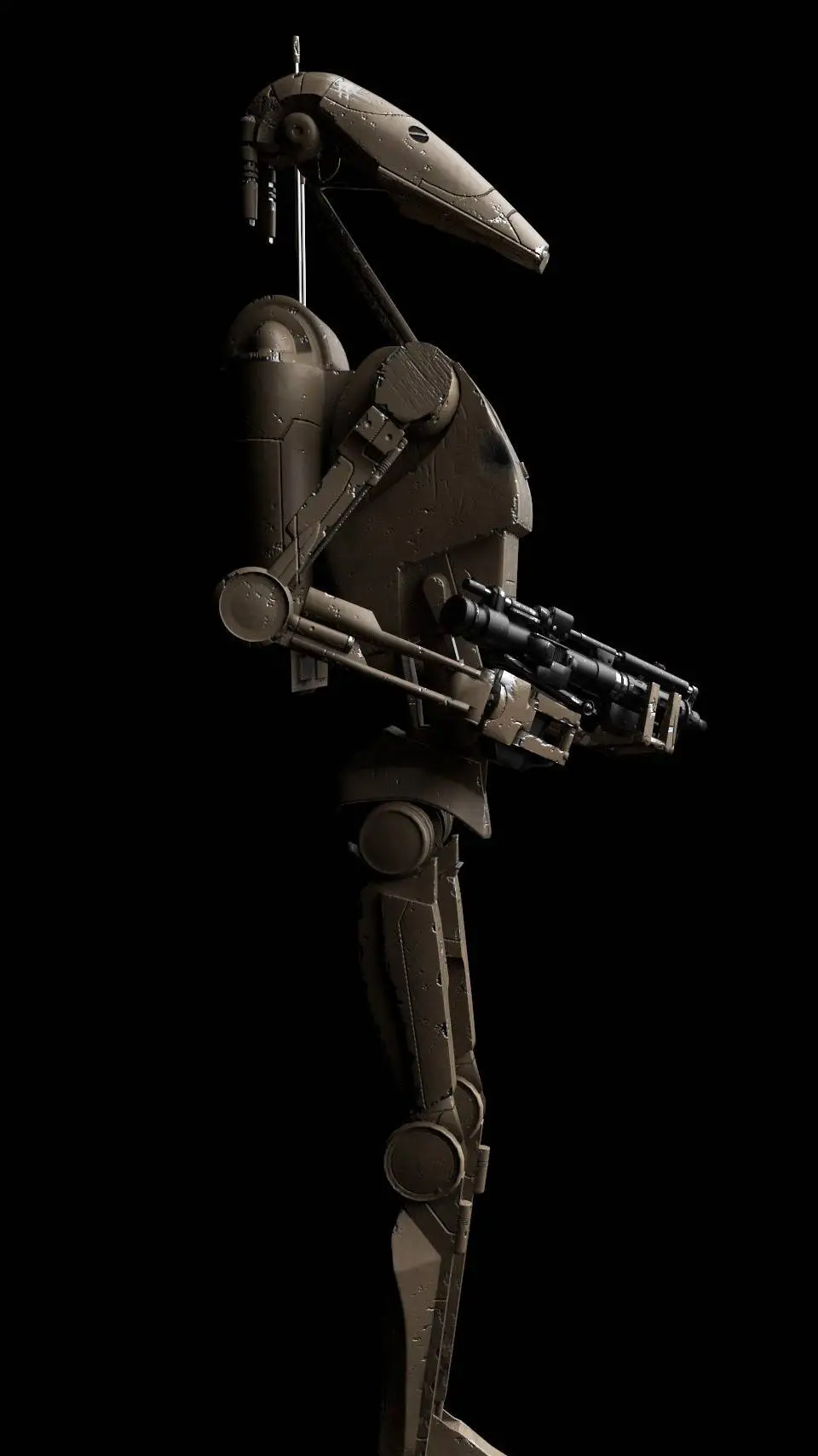 ai character: B1 battle droid background