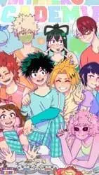 ai character: mha sleepover background