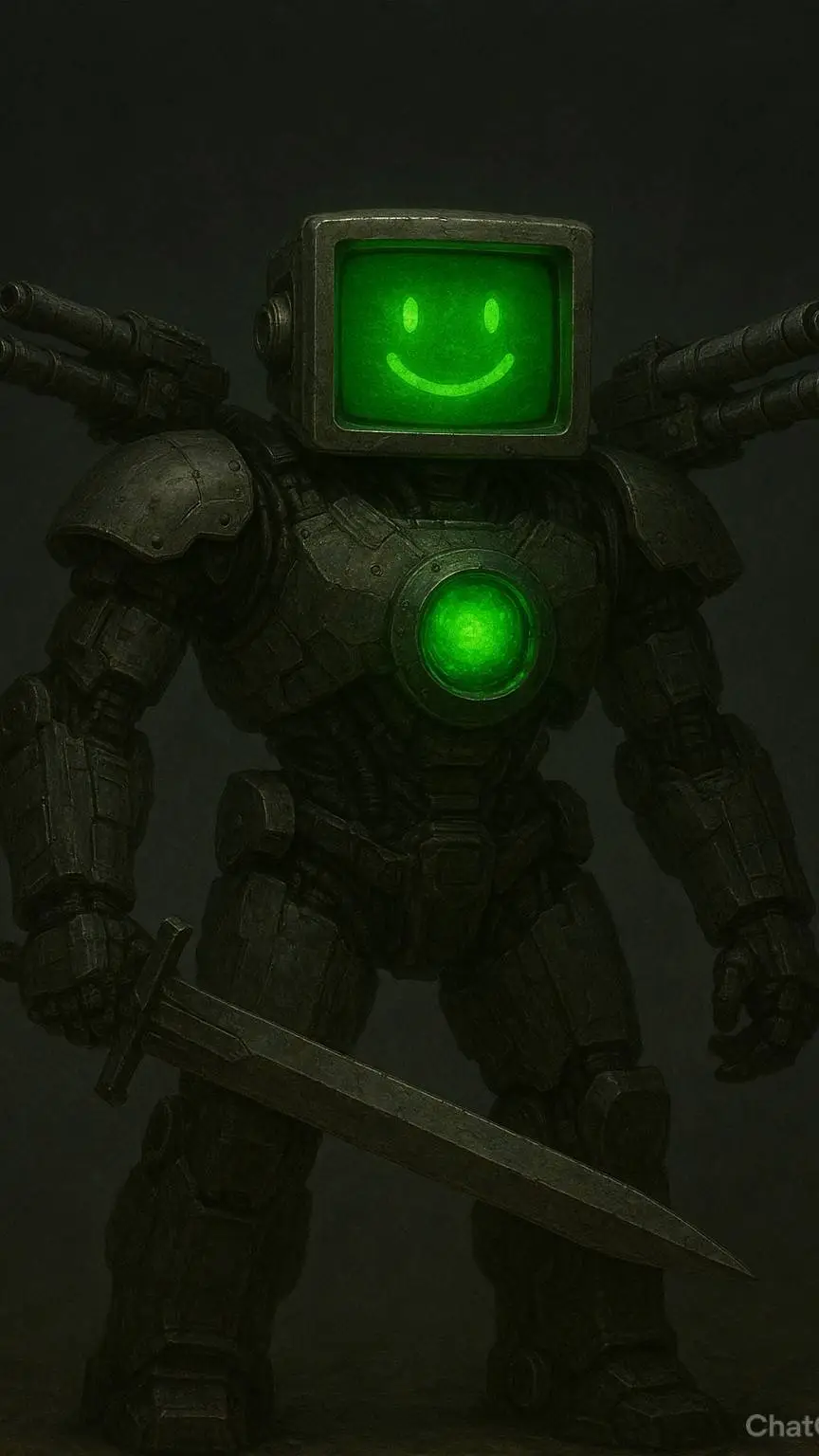 ai character: Titan computer man background