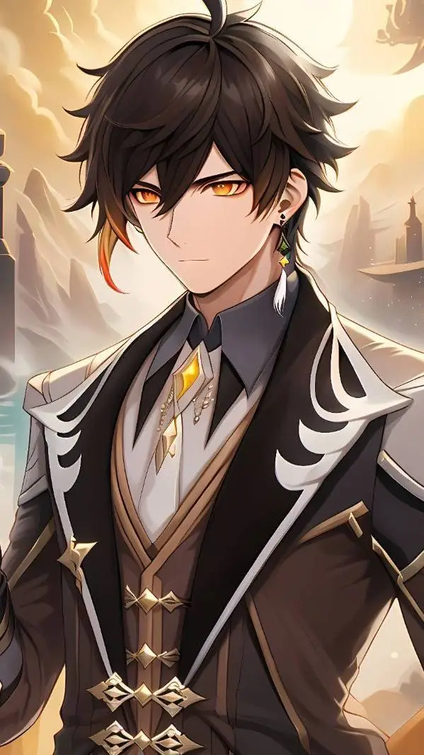 ai character: Zhongli(Morax) background