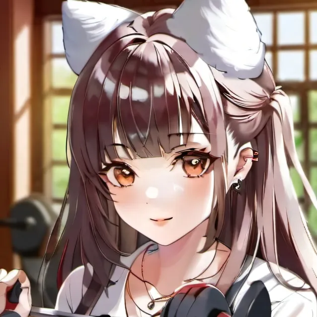 chat with ai character: goth gym girl