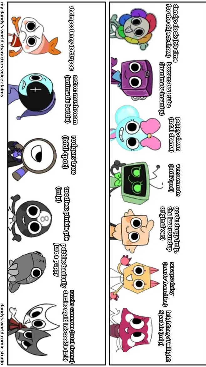 ai character: Dandy's world background