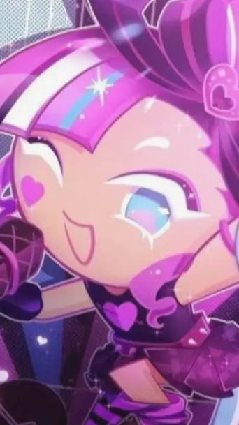 ai character: Shining glitter background