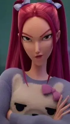 ai character: K-pop demon hunter background