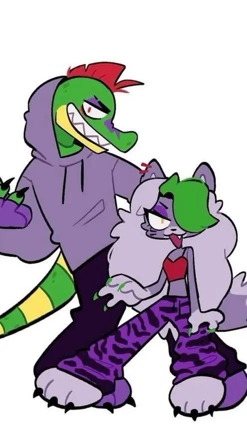 ai character: Monty x Roxy background