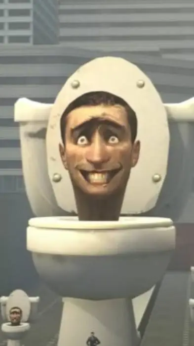 ai character: skibidi toilet  background