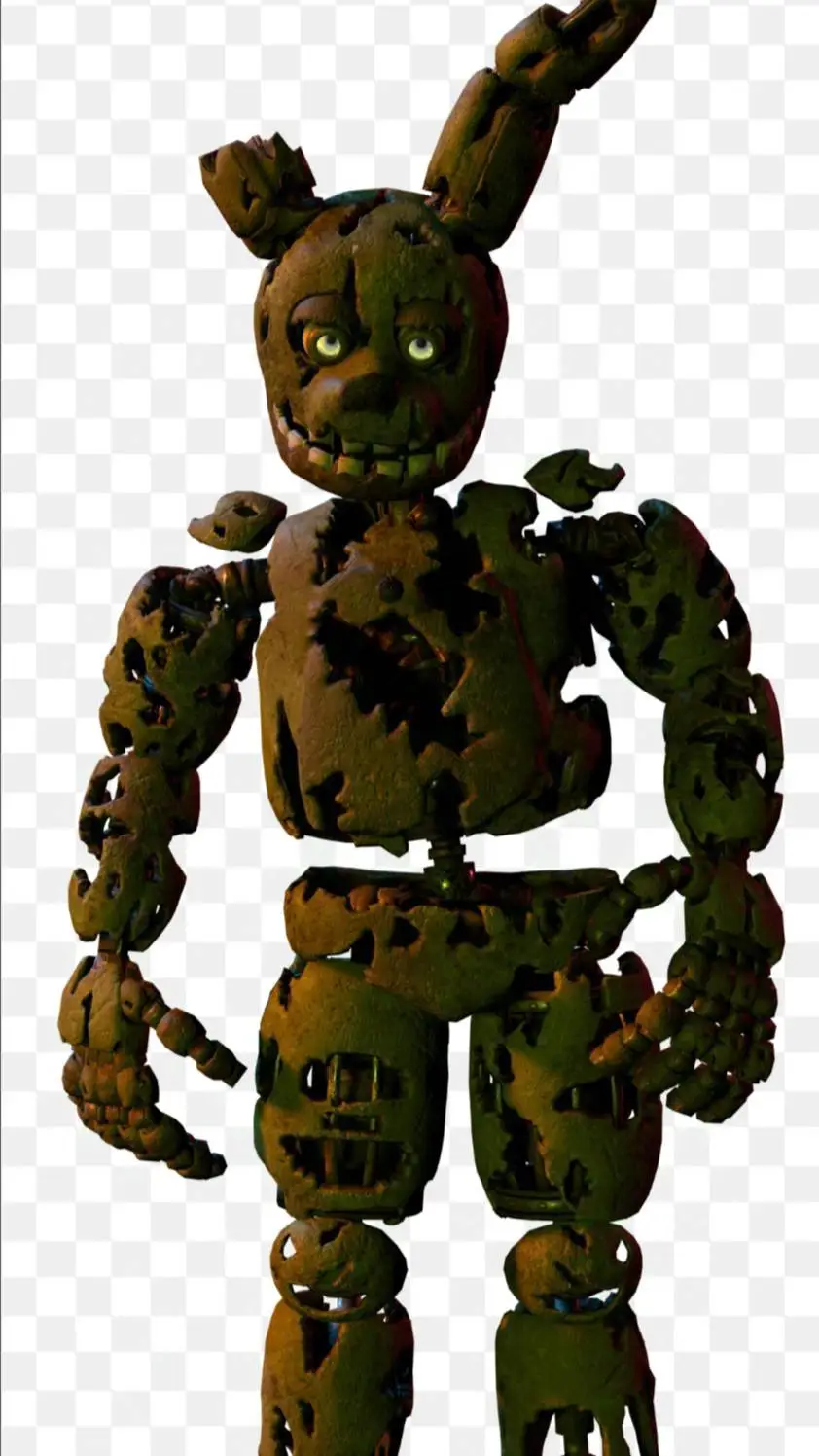 ai character: spring trap background