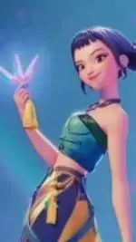 ai character: Huntrix  background