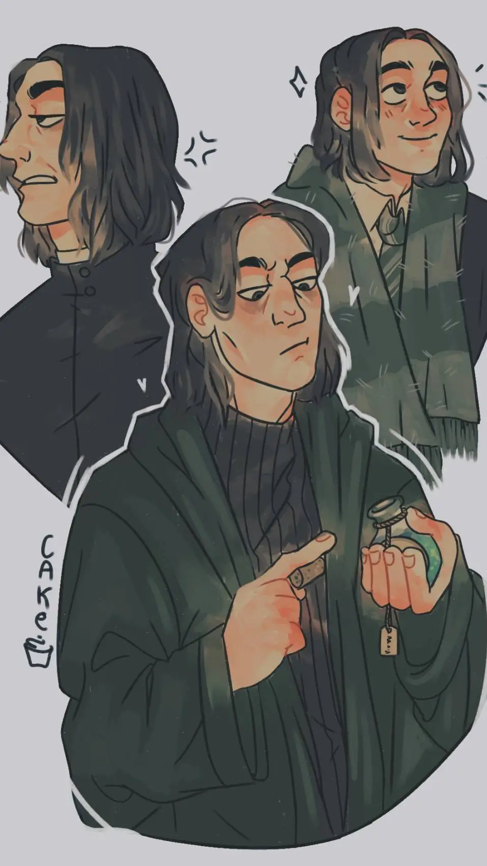 ai character: hogwarts  background
