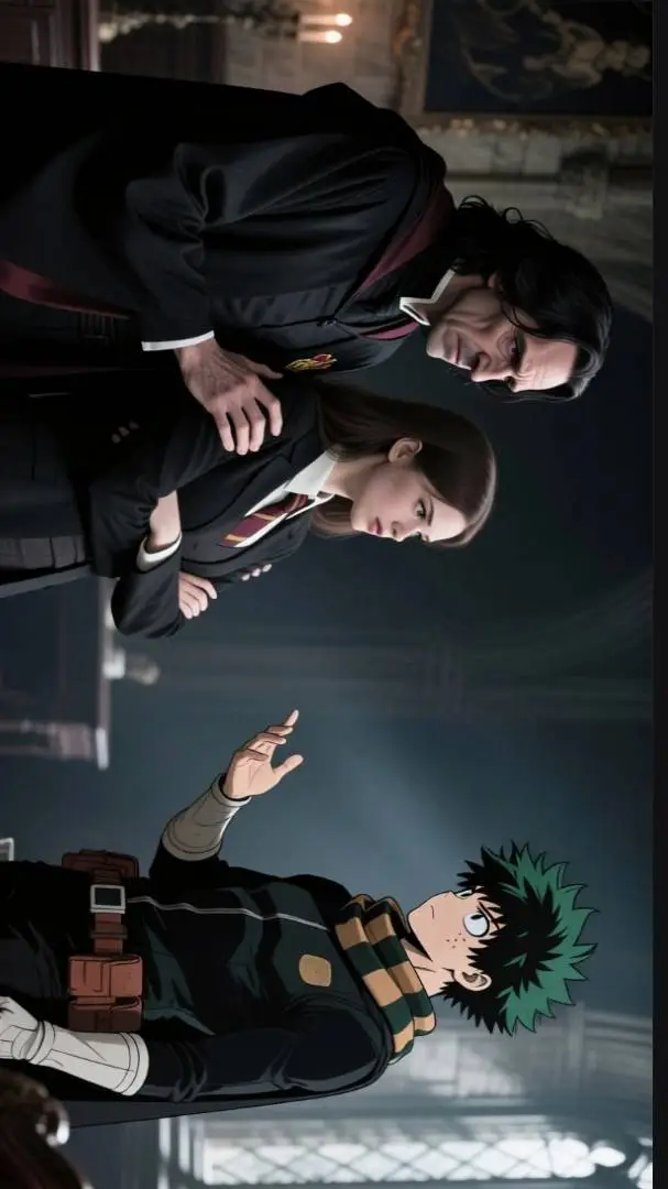 ai character: hogwarts X mha background