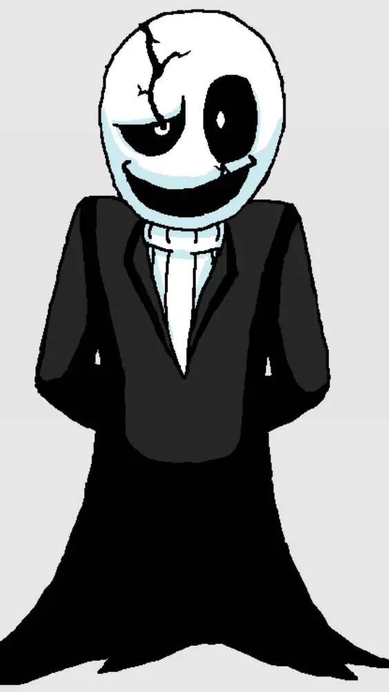 ai character: W . D Gaster background