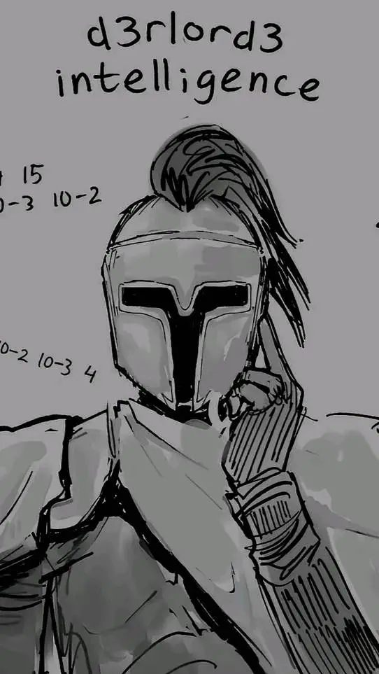 ai character: d3rlord3  background