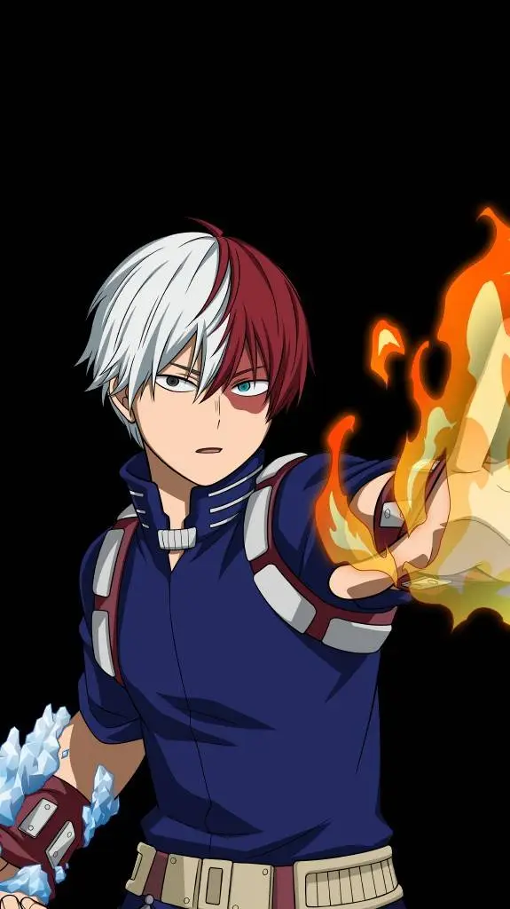 ai character: shoto todorky  background