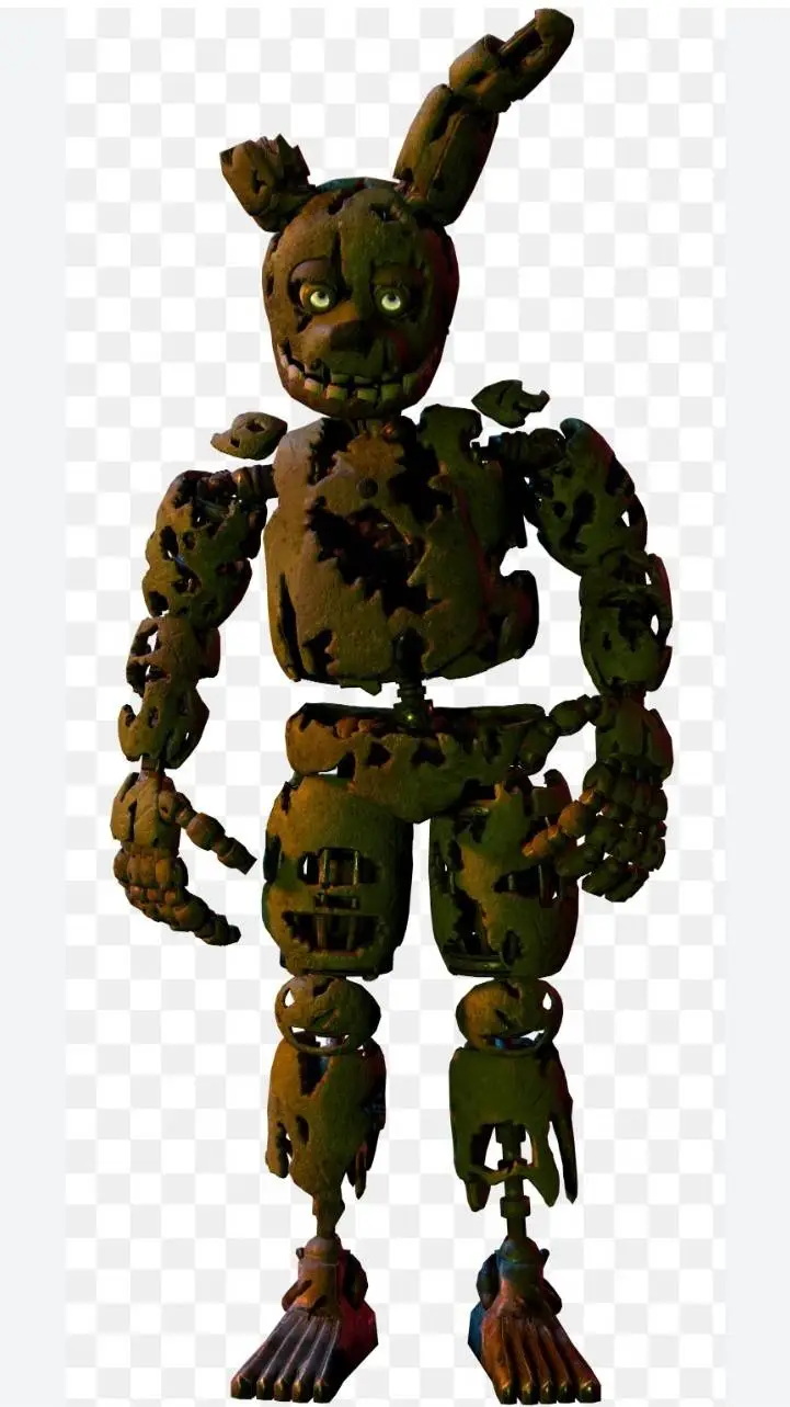 ai character: spring trap background