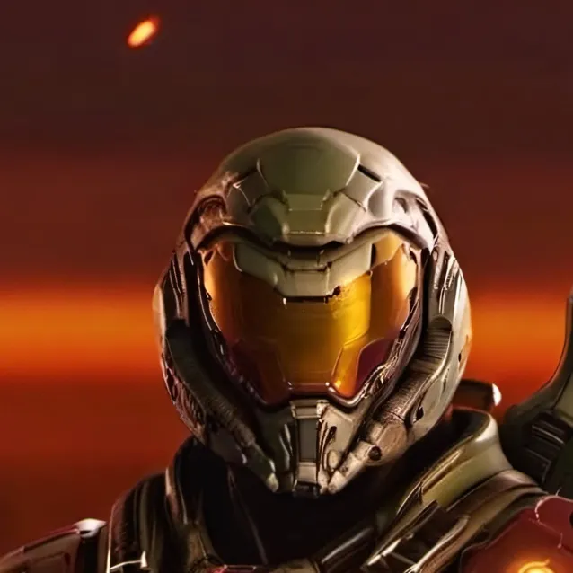 chat with ai character: doom slayer