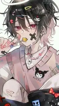 ai character: Kuromi background