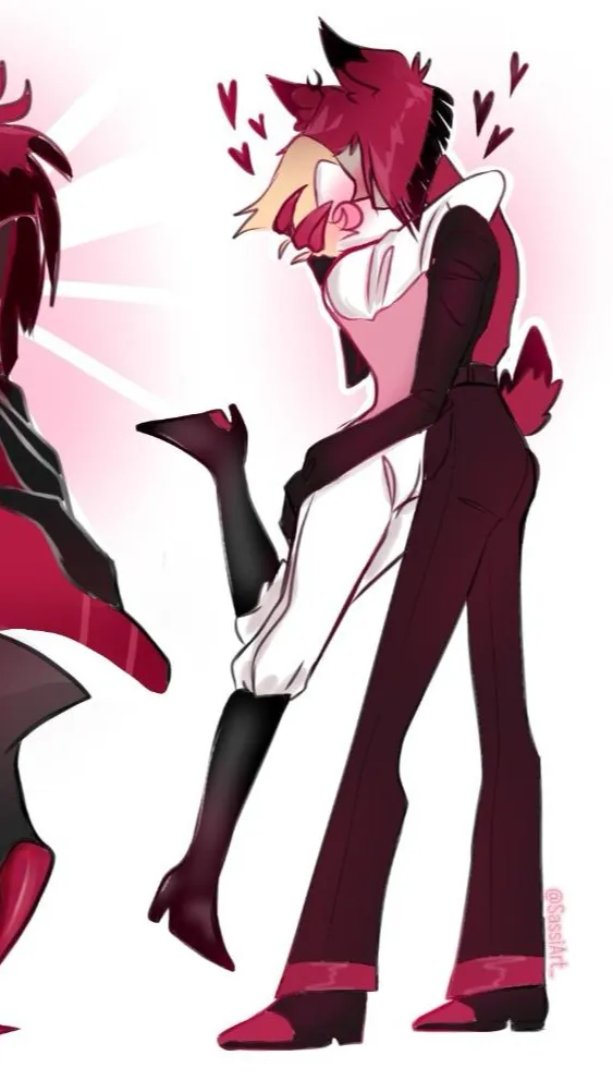 ai character: Radioapple background