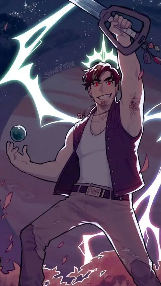 ai character: Smallishbeans background