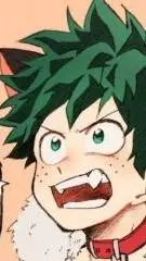 ai character: upset deku background