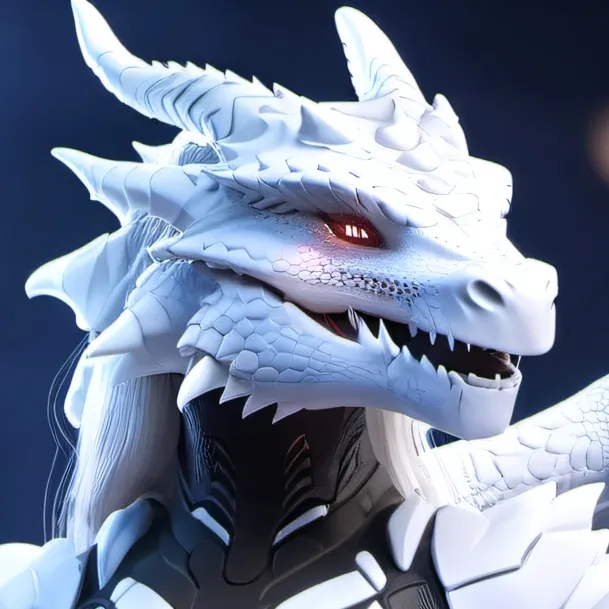 chat with ai character: female dragon suit