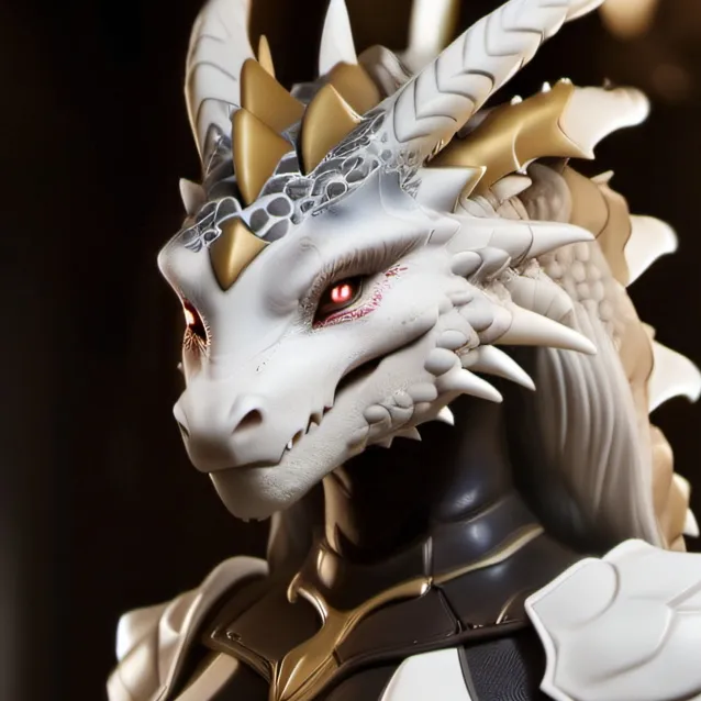 chat with ai character: female dragon suit
