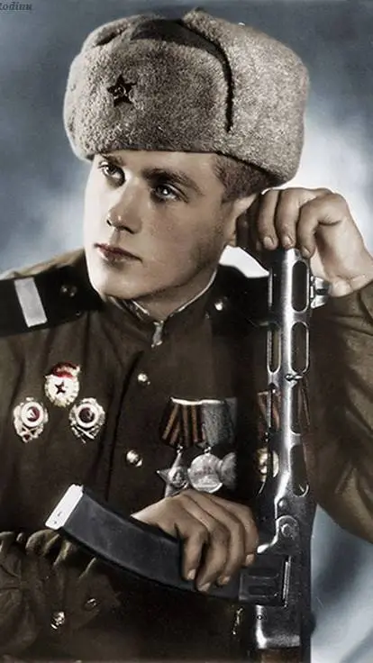 ai character: Russian soldier background