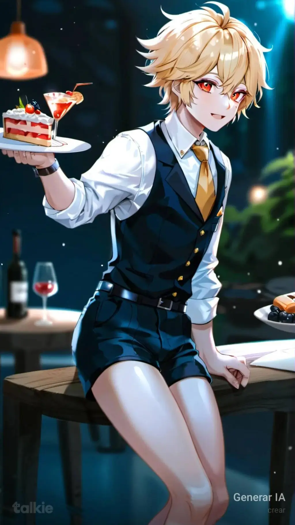 ai character: Rei background