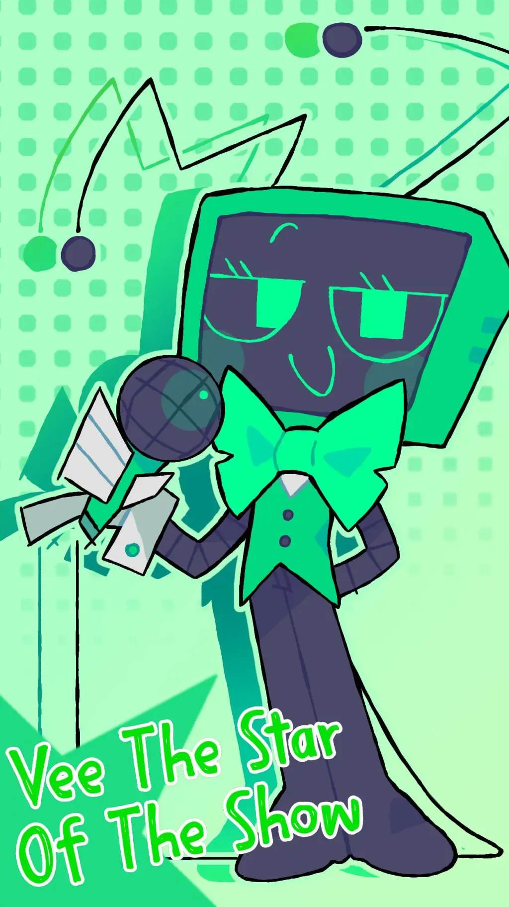 ai character: Vee background