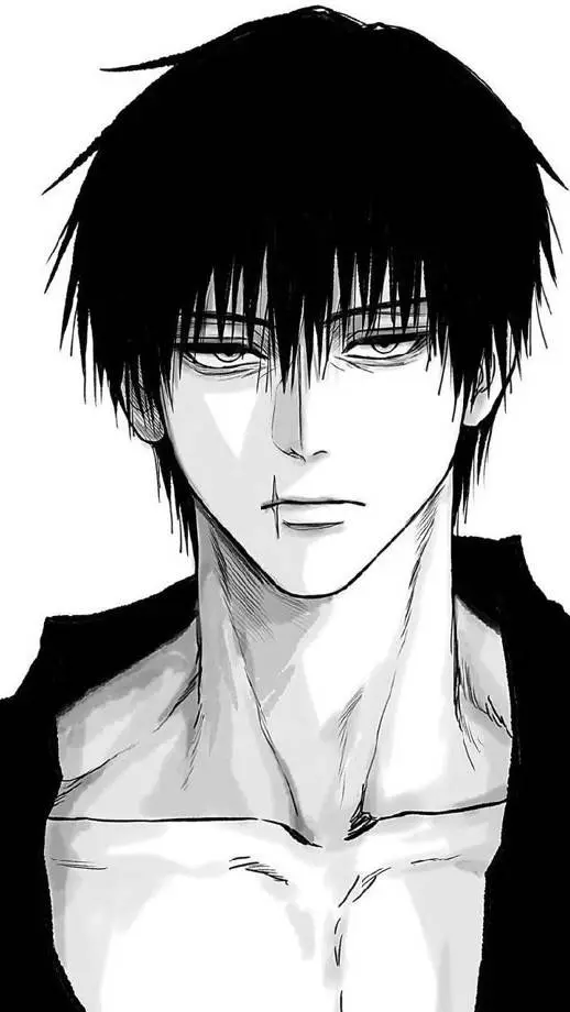 ai character: kiven grey background