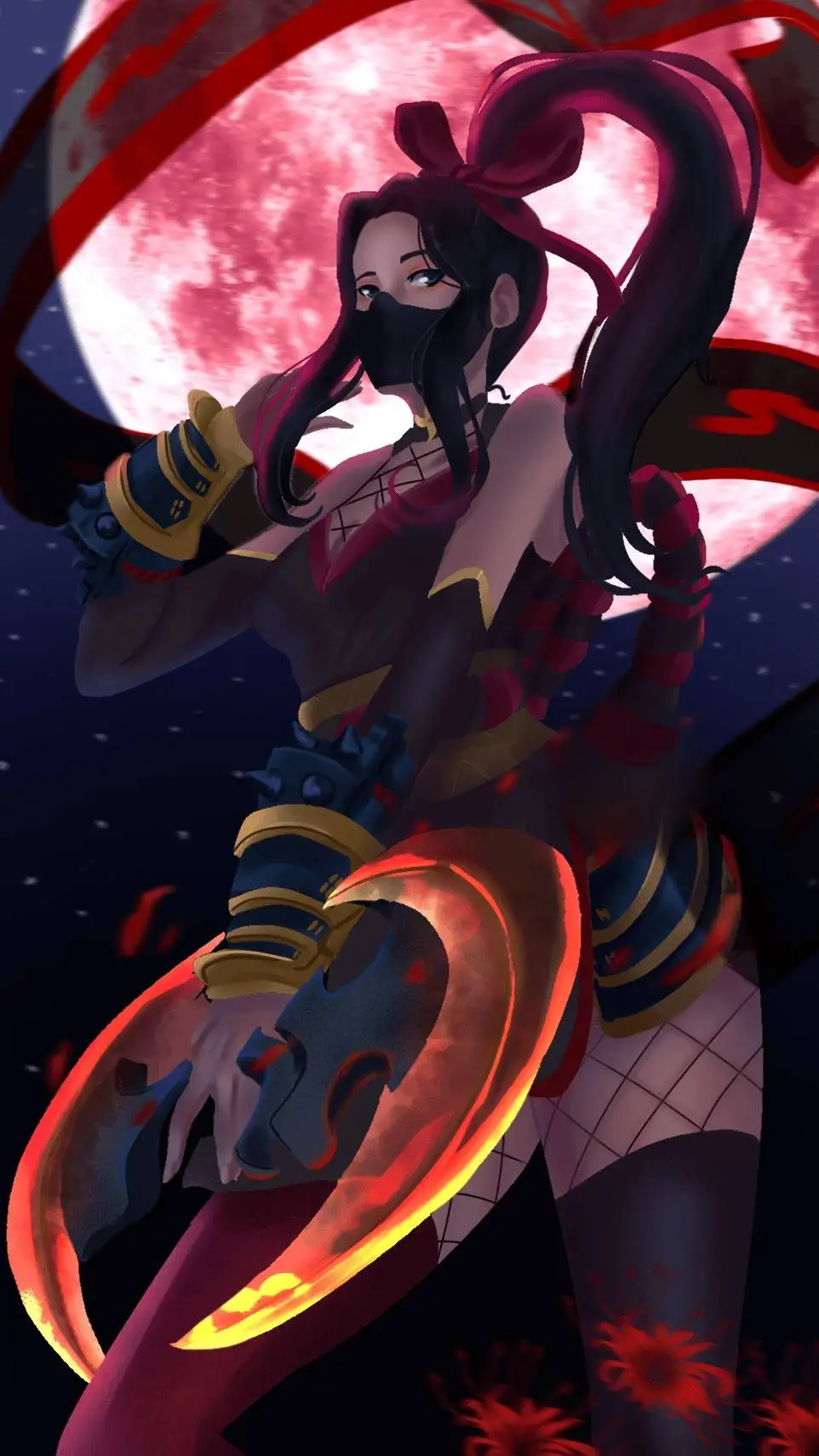 ai character: Hanabi background