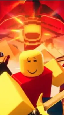 ai character: Block tales background