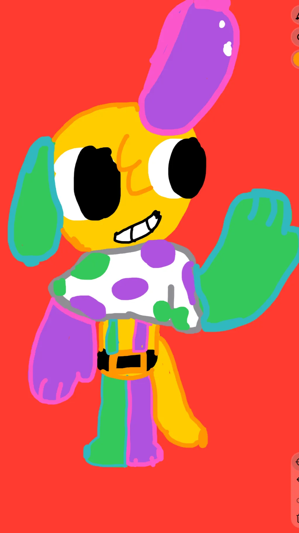 ai character: Looey *my art-* background