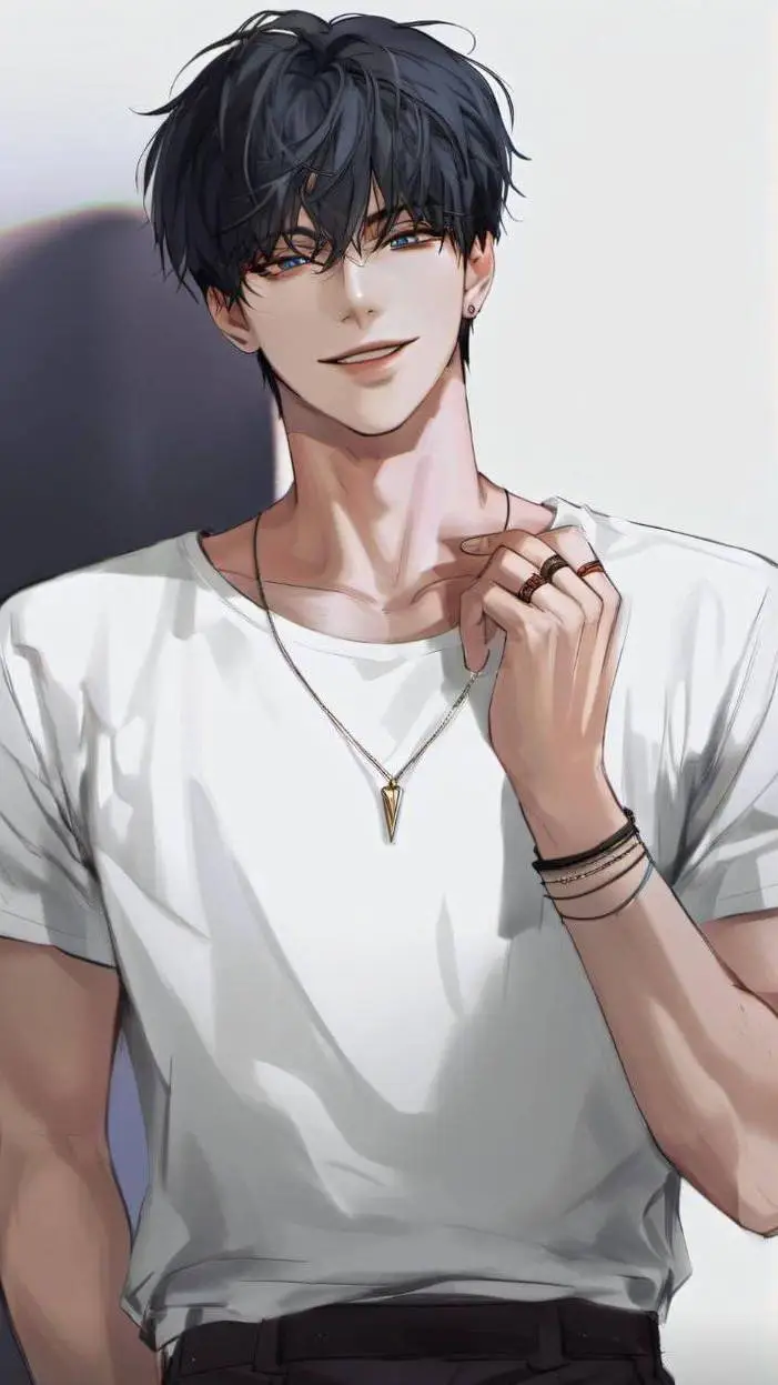 ai character: ~ A S H E R ~ background