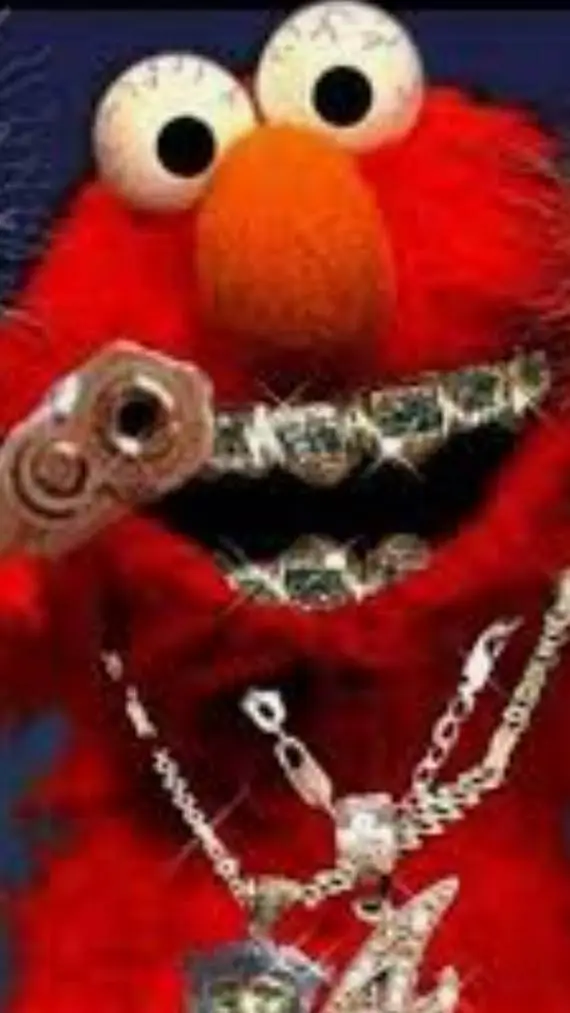 ai character: elmo background