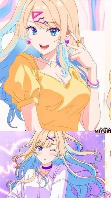 ai character: Runa Shirakawa  background