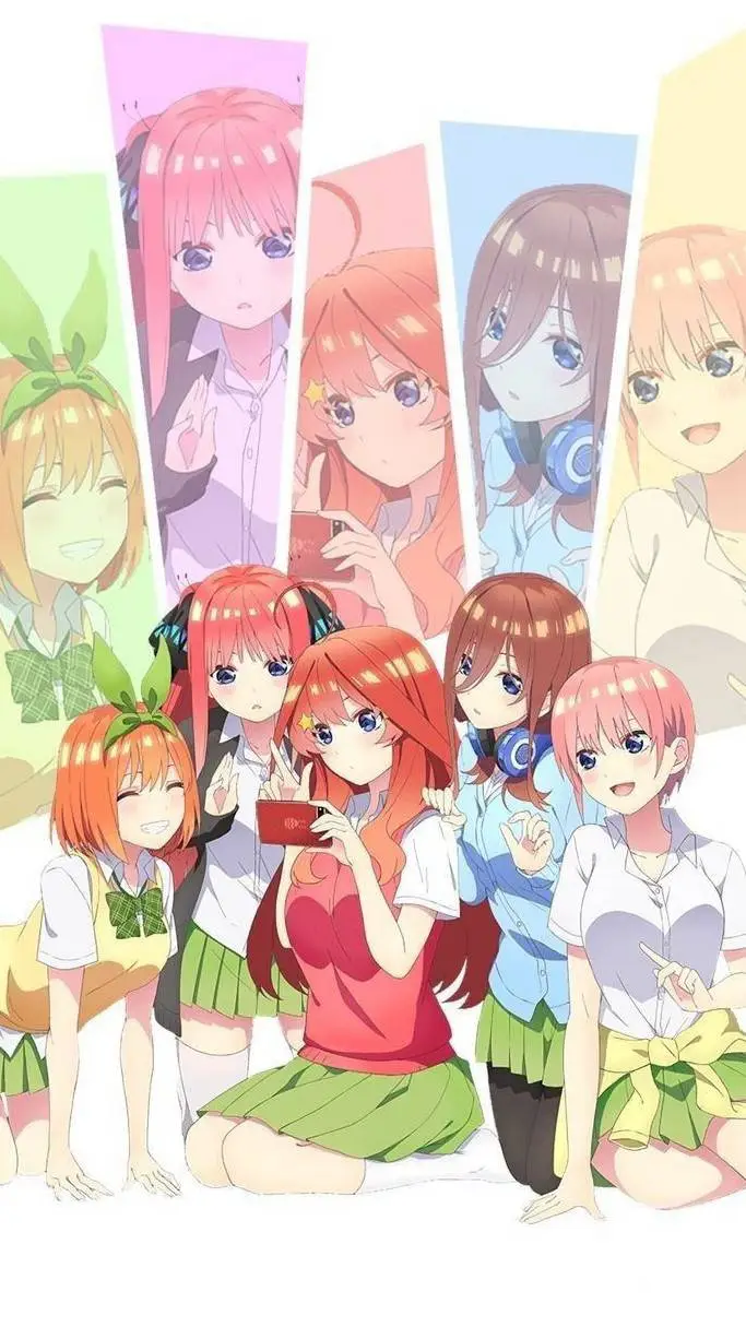 ai character: The Quintuplets  background