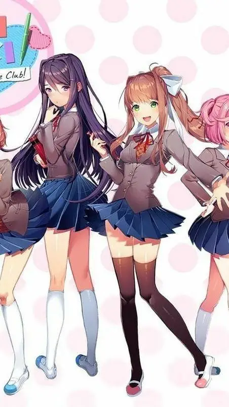 ai character: doki doki club background