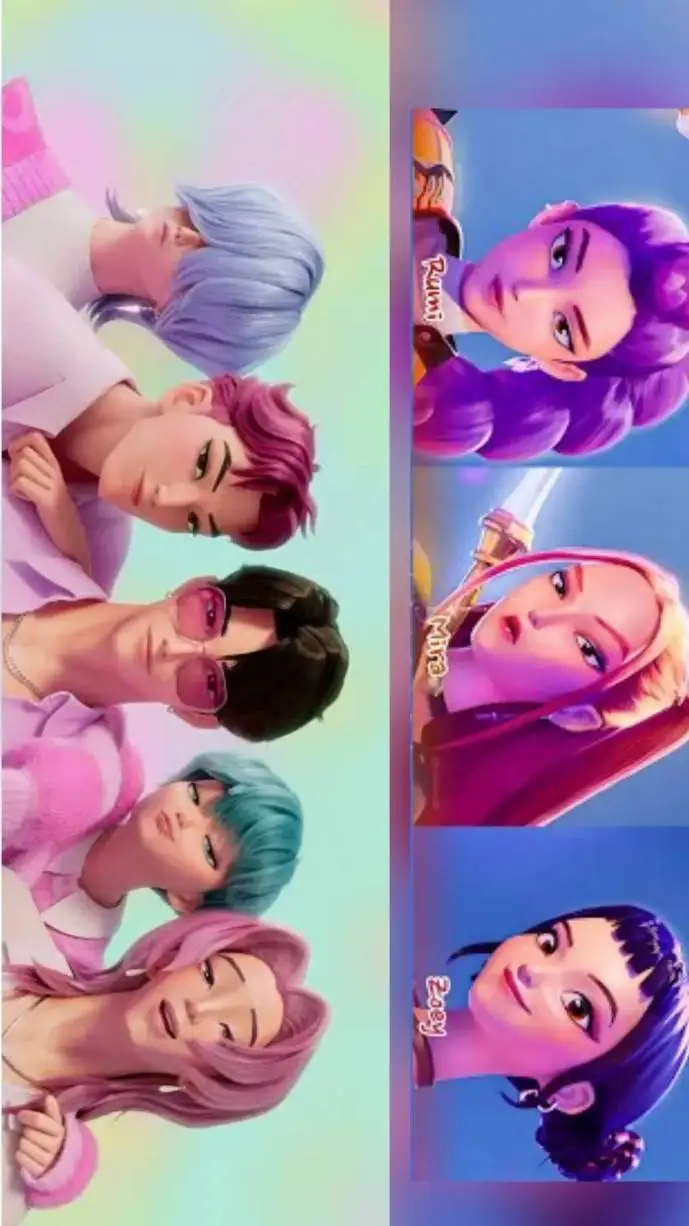 ai character: K-pop Demon Hunter background