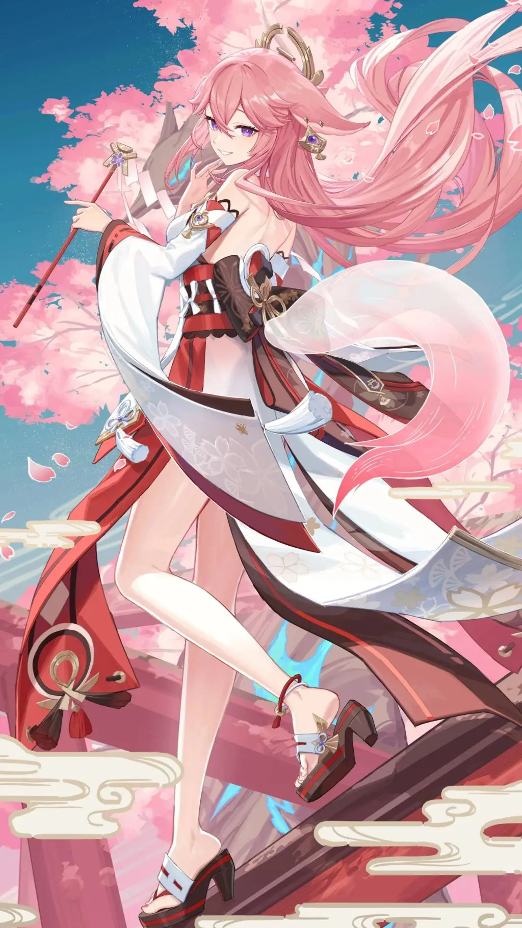 ai character: Yae Miko background
