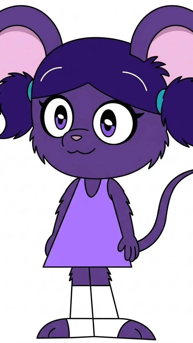 ai character: 2 cats vs mice  background