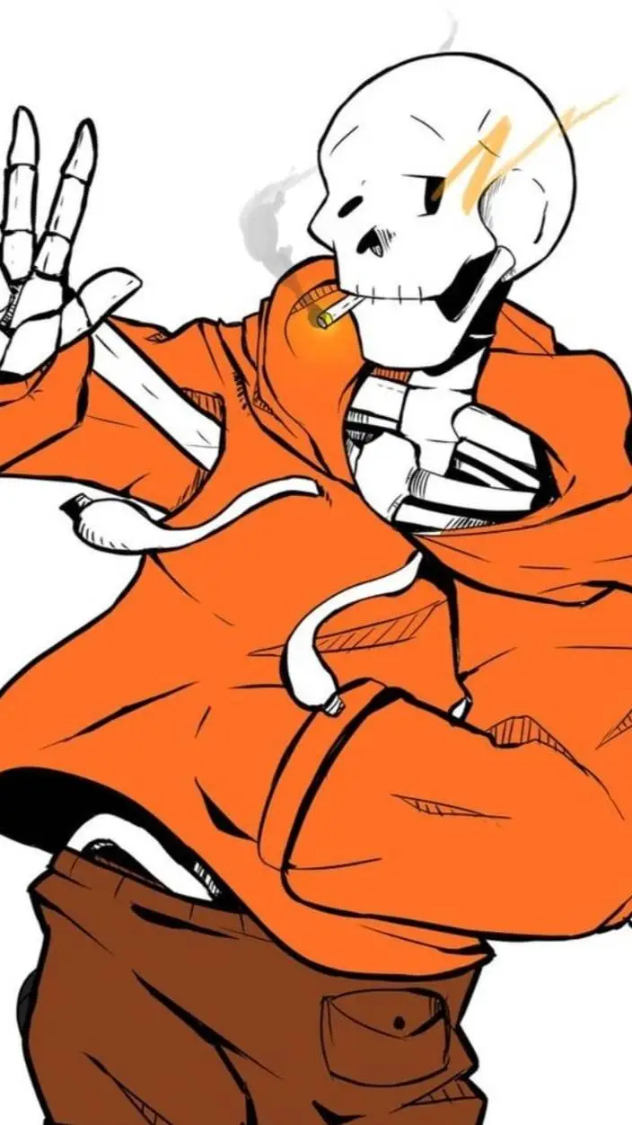 ai character: underswap papyrus background