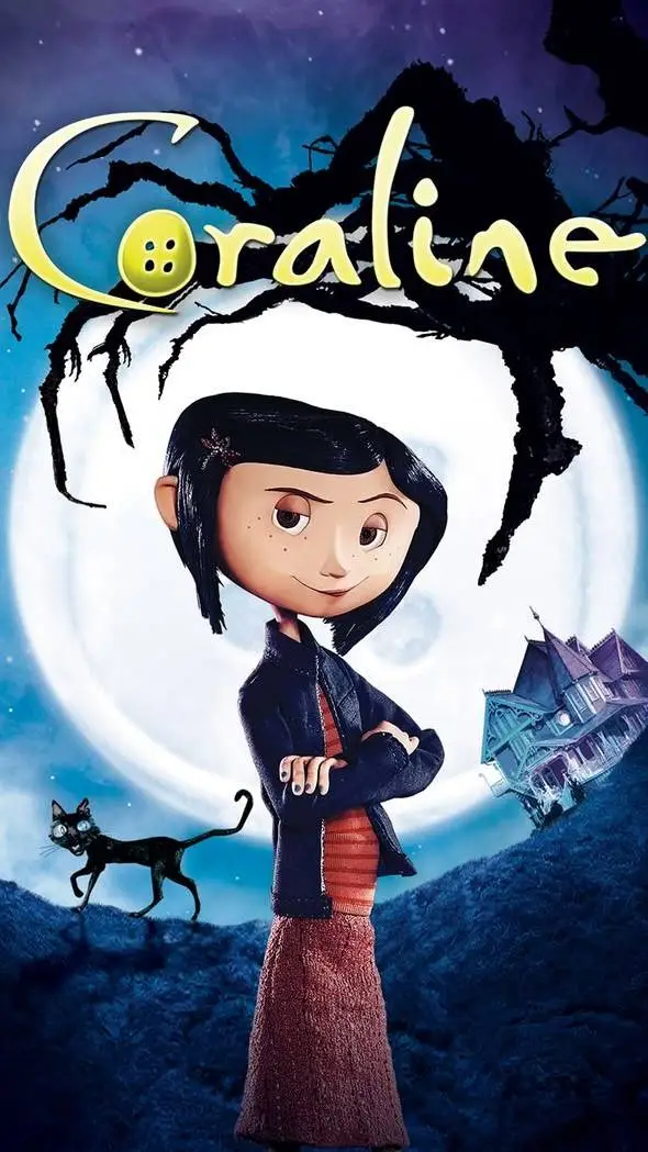 ai character: Coraline background