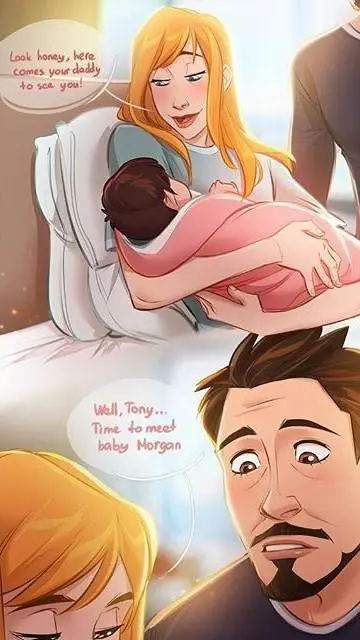 ai character: pepper × tony  background