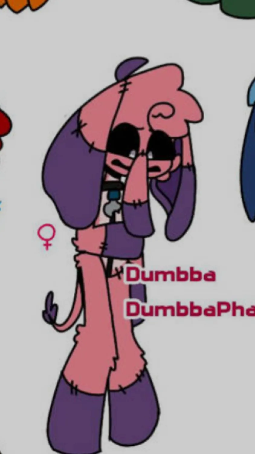 ai character: Dumbbadumbbafeant background