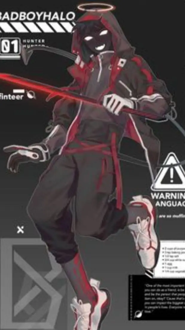 ai character: badboyhalo background