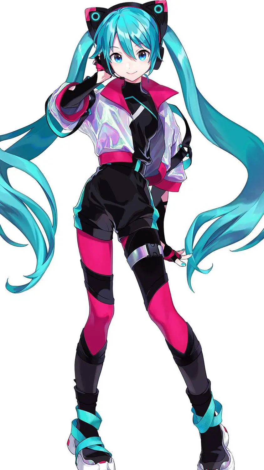 ai character: Hatsune Miku background