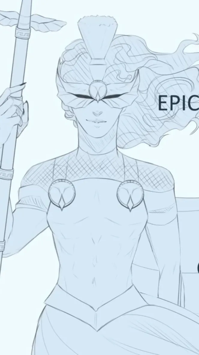 ai character: Athena background