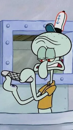 ai character: Squidward background