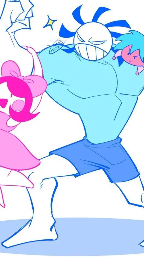 ai character: TWINSOMNIA FNF AU! background