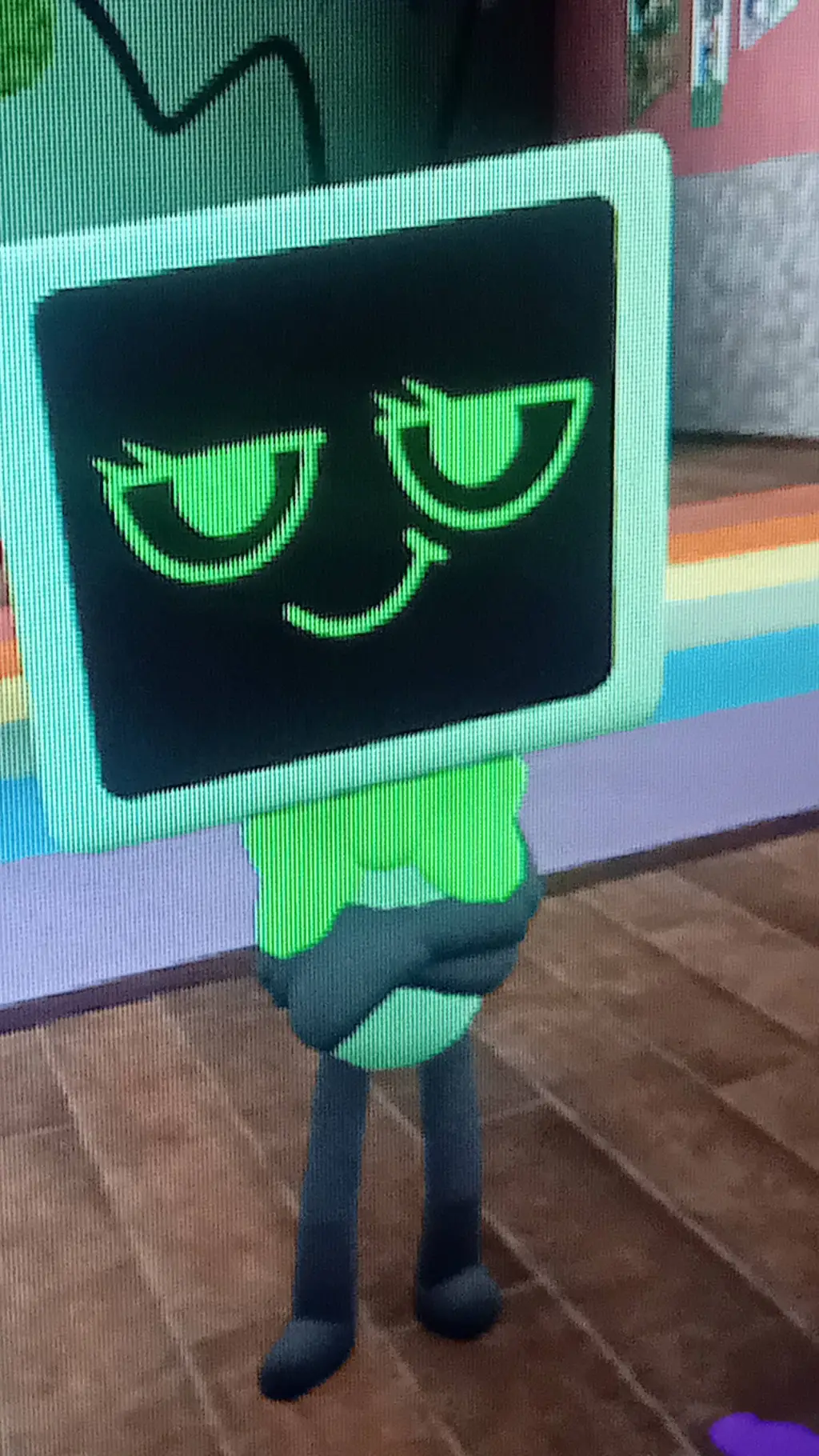 ai character: vee(dandys world) background